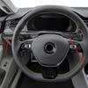 Carbon Fiber Car Interior Moulding Decoration Sticker For Volkswagen VW Magotan Arteon Dashboard Center Control Panel Cover