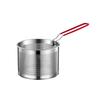 18cm Vegetable Steamer Stainless Steel Strainer Basket Food Boiling Basket Medium-sized Pot Fit Removable Handle