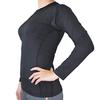 VITAL SALVEO CQ-8263 Abbigliamento da Allenamento a Manica Lunga a Compressione da Donna, Fresco e Asciutto, Nero (XL)