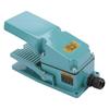 TFS-302 Momentan Elektrisk Fotpedalomkopplare, Halkfri Aluminiumkapsling, AC 250V, 15A