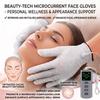 EMS TENS Pulse Massager Unit with Conductive Gloves 9 Intensity 4 Mode Muscle Relaxation Body Wellness Beauty Spa Care Kit