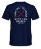 WEST HAM UNITED True Glory Premium Heavy Weight T-Shirt Navy - 1863FC Unisex T-Shirt