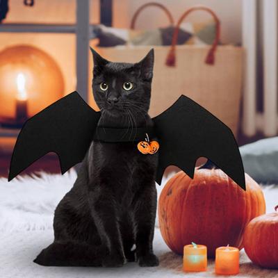 Cat Bat Wings Pet Halloween Costume Photography Prop Cosplay Black Bat Wings for Cats And Dogs Halloween Party Dress-up Accessory