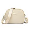Women's Shoulder Bag with Wide Strap Simple Waterproof Oblique Span Outside Oxford Cloth Small Square Bag with Headphone Jack