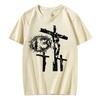 Streetwear Y2K Cotton T-shirt Harajuku Graphic Print Oversized Punk Short Sleeve T-shirt Rock Goth Retro Top Hip Hop Tee Fashion