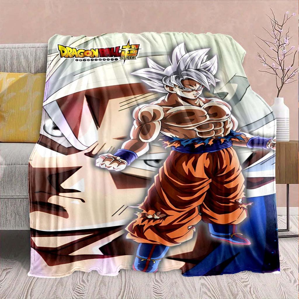 Dragon Ball Anime Flanellen Deken - Zacht Warm Perfect voor Bank, Beddengoed Kamperen Reizen Kantoor Huisdecoratie -QJY