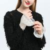 Perfekte Passform Hemden Pullover Abnehmbare Spitze Falsche Ärmel Verzierungen Ausgestellte Gerüschte Handgelenkmanschetten Armband Dekorative Kleidung Accessoires
