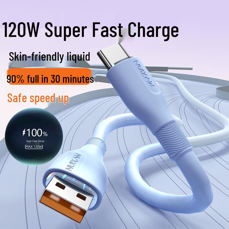 120W USB-C Fast Charging Cable for Huawei Mate 40 Pro & Honor 60