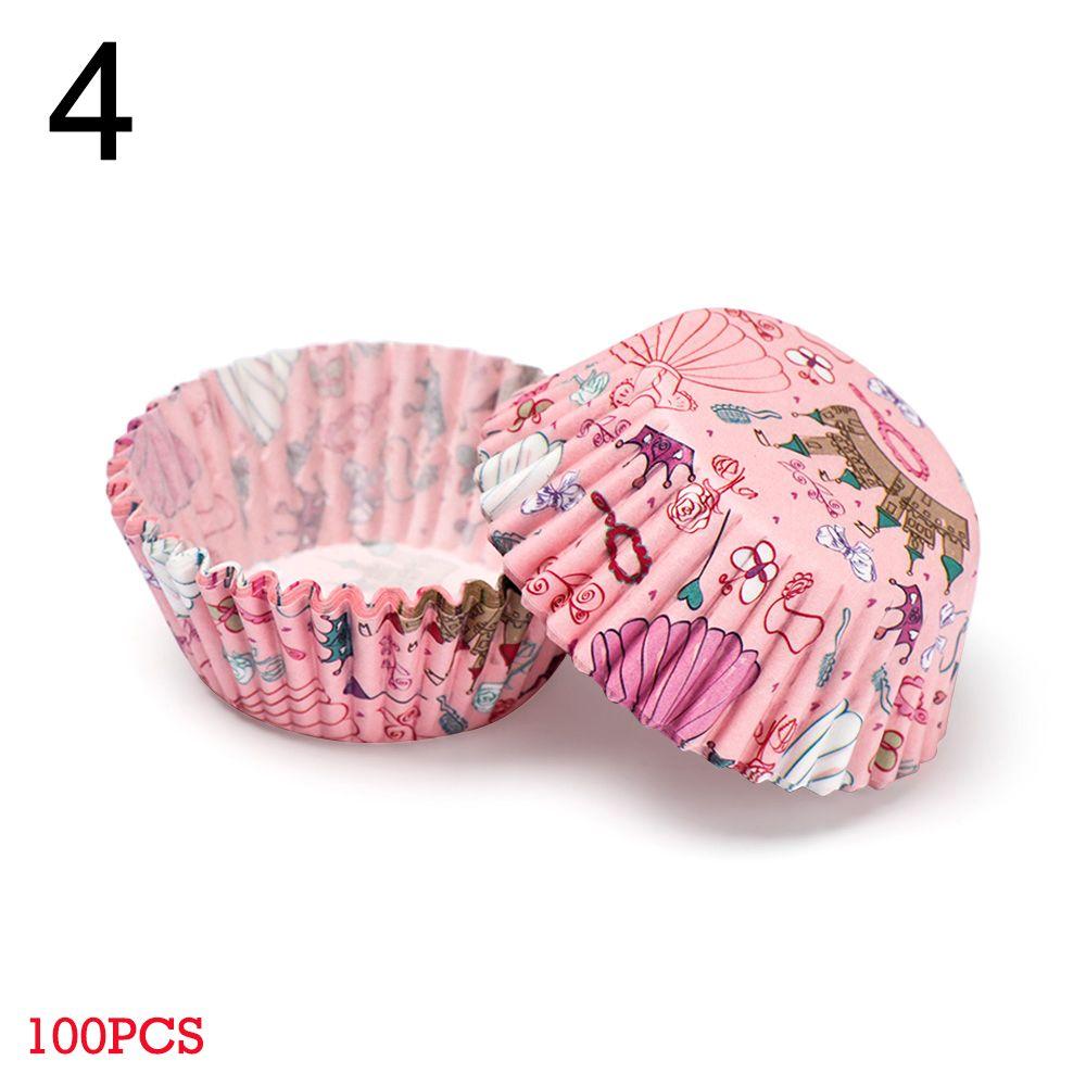 & Kitchen Pastry Tools Party Supplies Grease-proof Cupcake Cake Paper Cups Muffin Cup Animal Flower