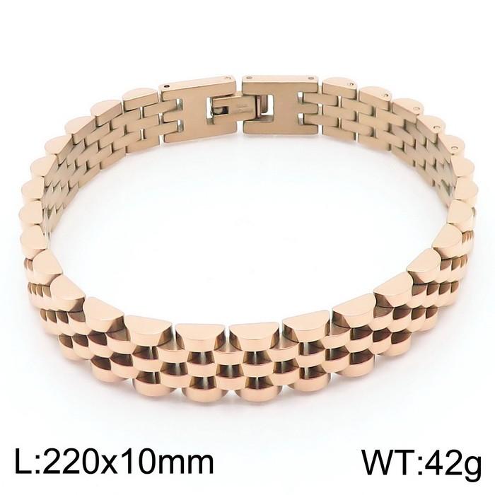 Kalen 9/10/15mm Gouden Horlogeband Roestvrijstalen Armband Voor Mannen Vrouwen Hoog Polished Armband Feest Vakantie Sieraden Cadeaus