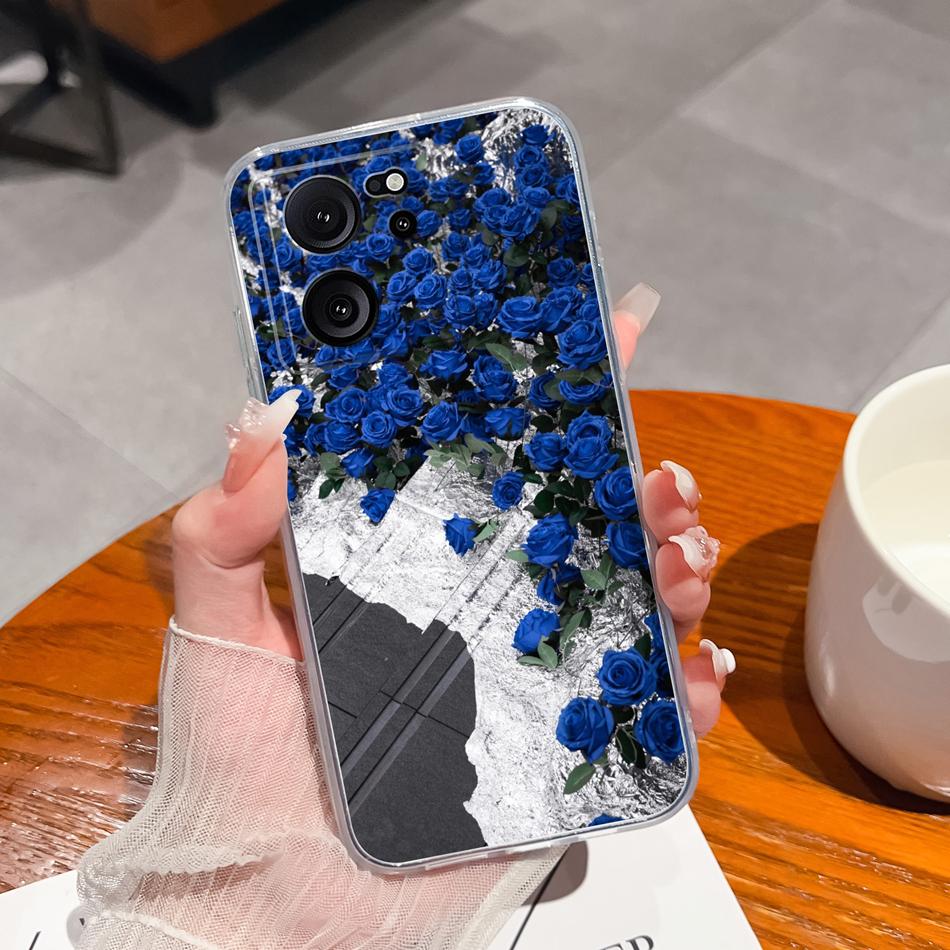 Clear Case For Xiaomi 13T Pro Soft TPU Silicone Cute Cartoon Back Cover For Xiaomi 13 T 13TPro Anti Drop Lightweight Phone Cases