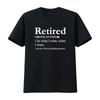 T-shirt με ορισμό συνταξιοδότησης Αστείο Δώρο Συνταξιοδότησης vintage Πλυμένο Casual μόδα Μπλούζα Για Καθημερινή Χρήση streetwear Κομψό Unisex