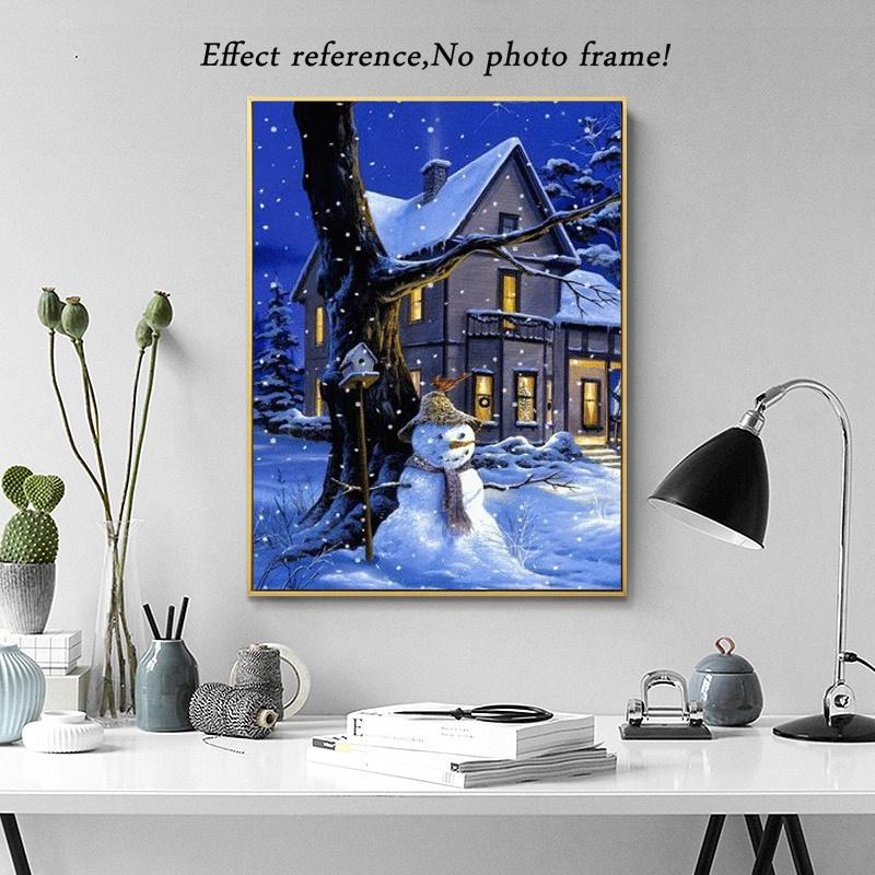 Full Round Diamond Painting Nature Landscape Diamond Mosaic Cartoon Painting Embroidery Craft Home Decor Gift
