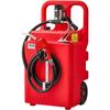 Diesel Transfer Tank, 32 Gallon, Portable Kerosene Tank with 12V DC 10GPM Electric Transfer Pump, 13 Ft Delivery Hose & Self-sealing Nozzle,