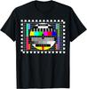 iFreya Retro Vintage TV Test Card Graphic Men Women Y2K Funny T-Shirt