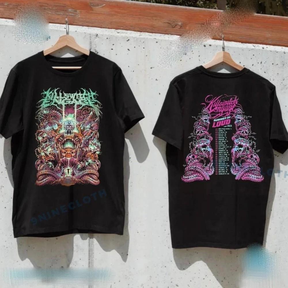 Killswitch Engage Summer Of Loud Tour 2025 T-Shirt Fans Gift Size Unisex T-Shirt