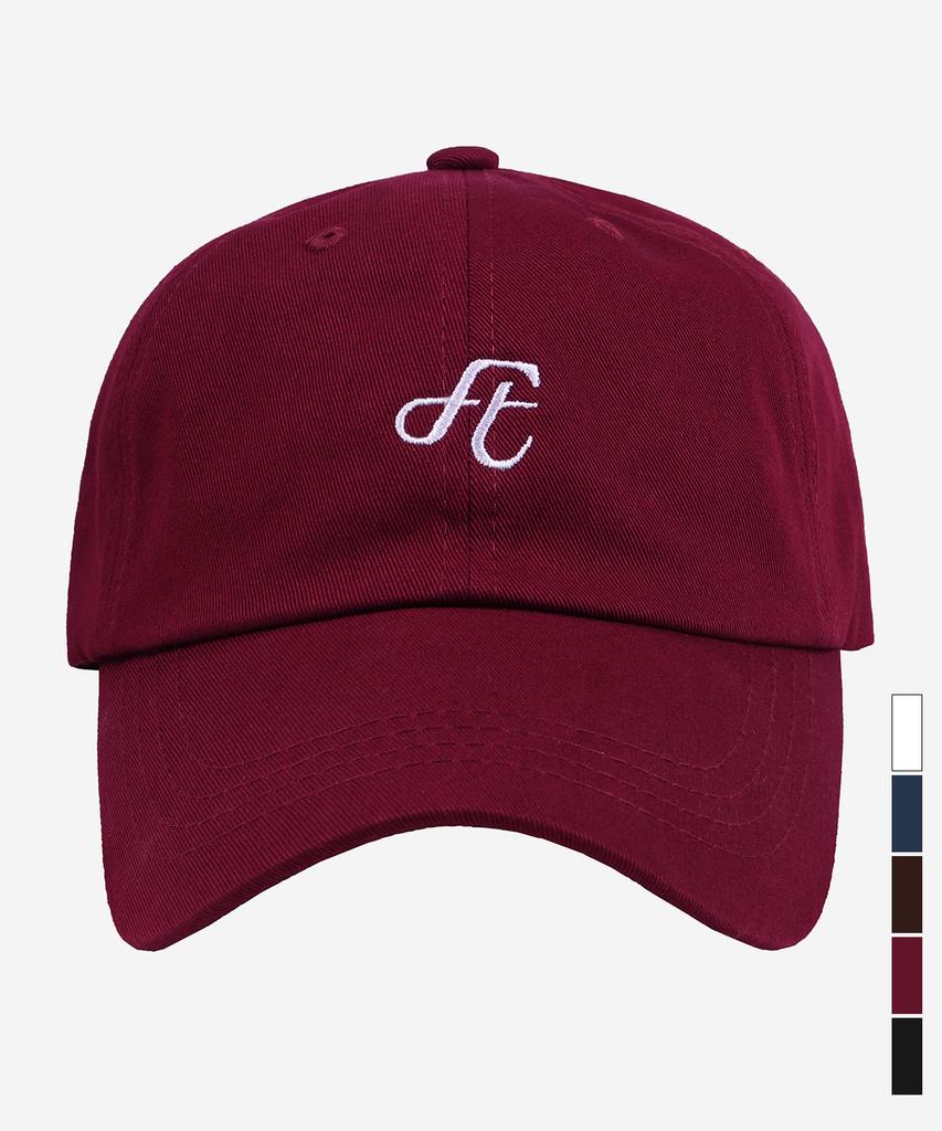 FOR THE FIT Logo Signature Ball Cap_Burgundy