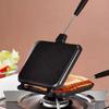Heat-resistant Double Sided Frying Pan Aluminum Flip Grill Pan Pancake Maker Sandwich Maker  BBQ