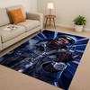 3D Classic Top Hip Hop Rapper Star Cartoon Art Living Room Non-Slip Area Rug Carpet for Bedroom Playroom Sofa,Home Decor Doormat