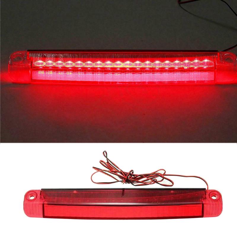 Röd 18 Led Car Tail Third High-End Brake Stop Light Vattentät backljus