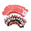 50Pcs/lot  Gift Package Decor Cards Lovely Penguin and Santa Claus Christmas Candy and Lollipop Deco
