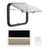 RV External Push Window Round Corner Window Push Pull  UV  Waterproof Slide Window for   Trailer RV