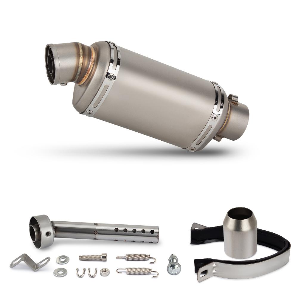 Univerzální 51mm Motocyklový Výfukový Silencer Escape Moto s DB Killerem Pro PCX125 FZ1N Z900 CBR500R R6 R25 R3 R1 250SR 400NK