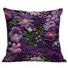 Nieuw Imitatie Geborduurde Bloemen Kussensloop Kort Fluweel Dubbelzijdig Bedrukt Huis Sofa Kussen Kussensloop