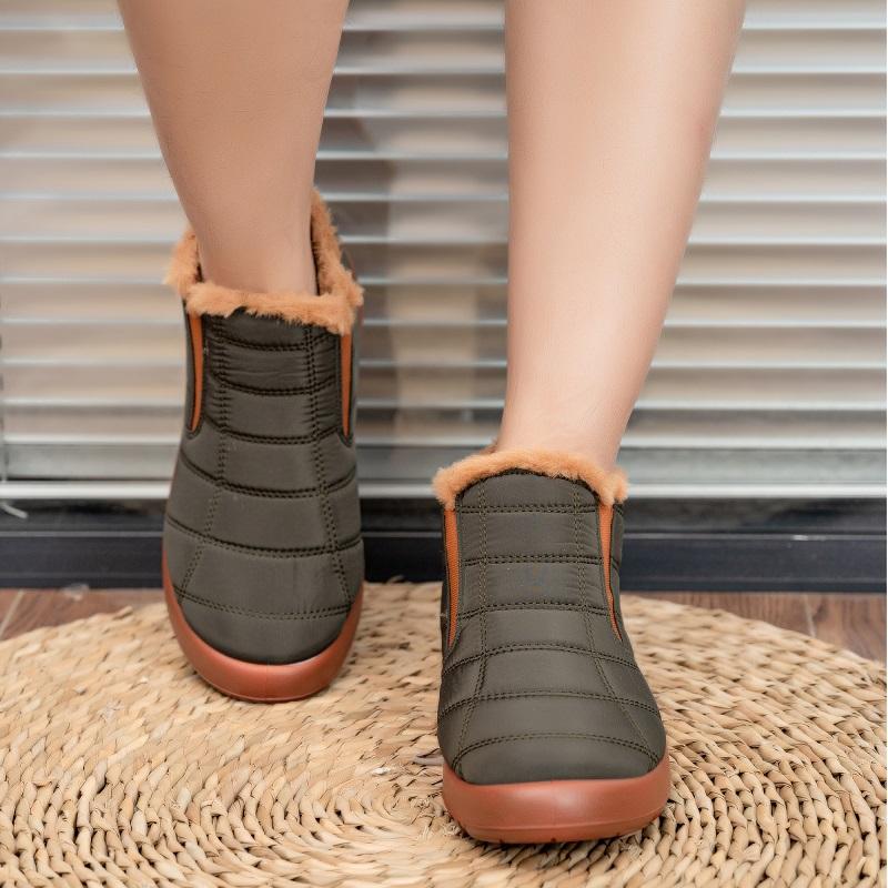 Winter Women Boots Warm Fur Snow Boots Waterproof Upper Women Casual Lightweight Ankle Boots