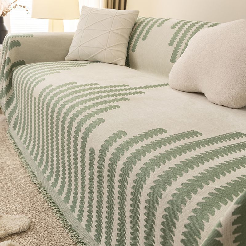 Nordic Style Simple Chenille Sofa Cover Cloth Full Covered Four Seasons Universal Sofa Towel Anti-Scratching Sofa Cover Sofa Cushion