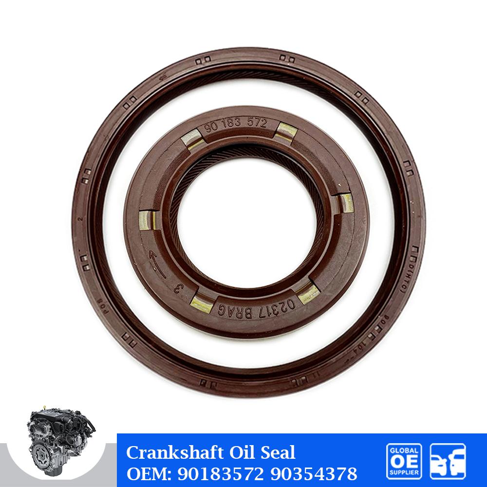Front Rear Crankshaft Oil Seal For Buick Excelle 1.8L Regal 2.0 Chevrolet Aveo Captiva Optra Car Accessories 90183572 90354378