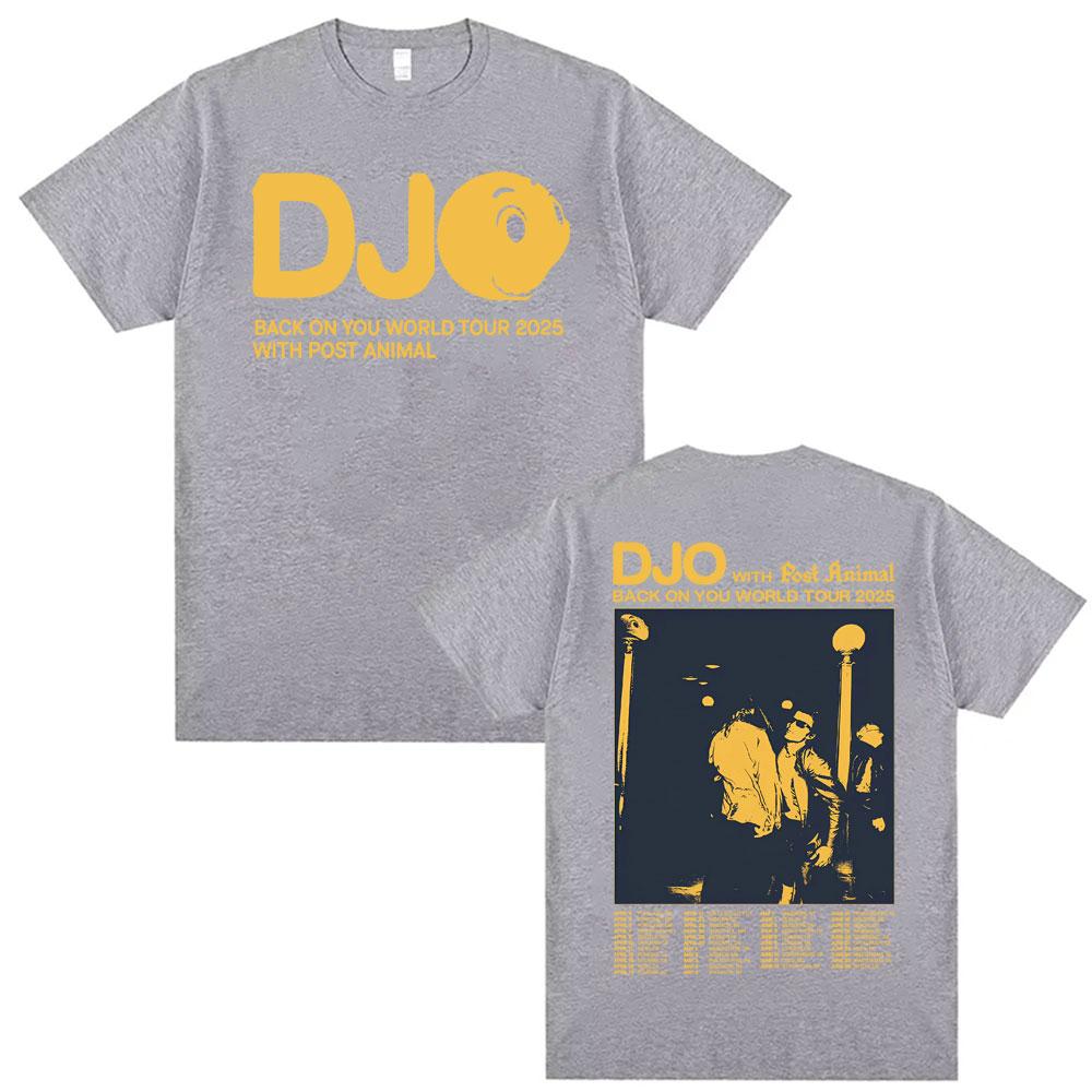 Djo Back on You Wereldtour Grafische T-shirts Unisex Dameskleding Mode High Street T-shirt Casual Katoen Oversized Y2K Top