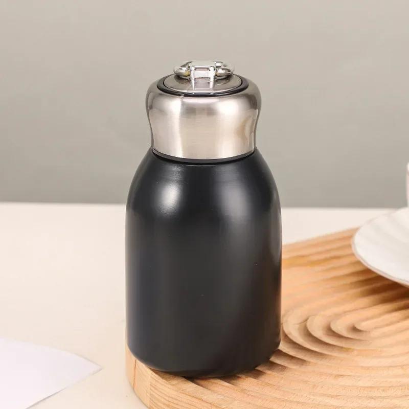 1 pièce 300 ml Mini Mug de Voyage Isolé en Acier Inoxydable - Maintient les Boissons Chaudes ou Froides pendant des Heures - Parfait pour le Camping et les Voyages.