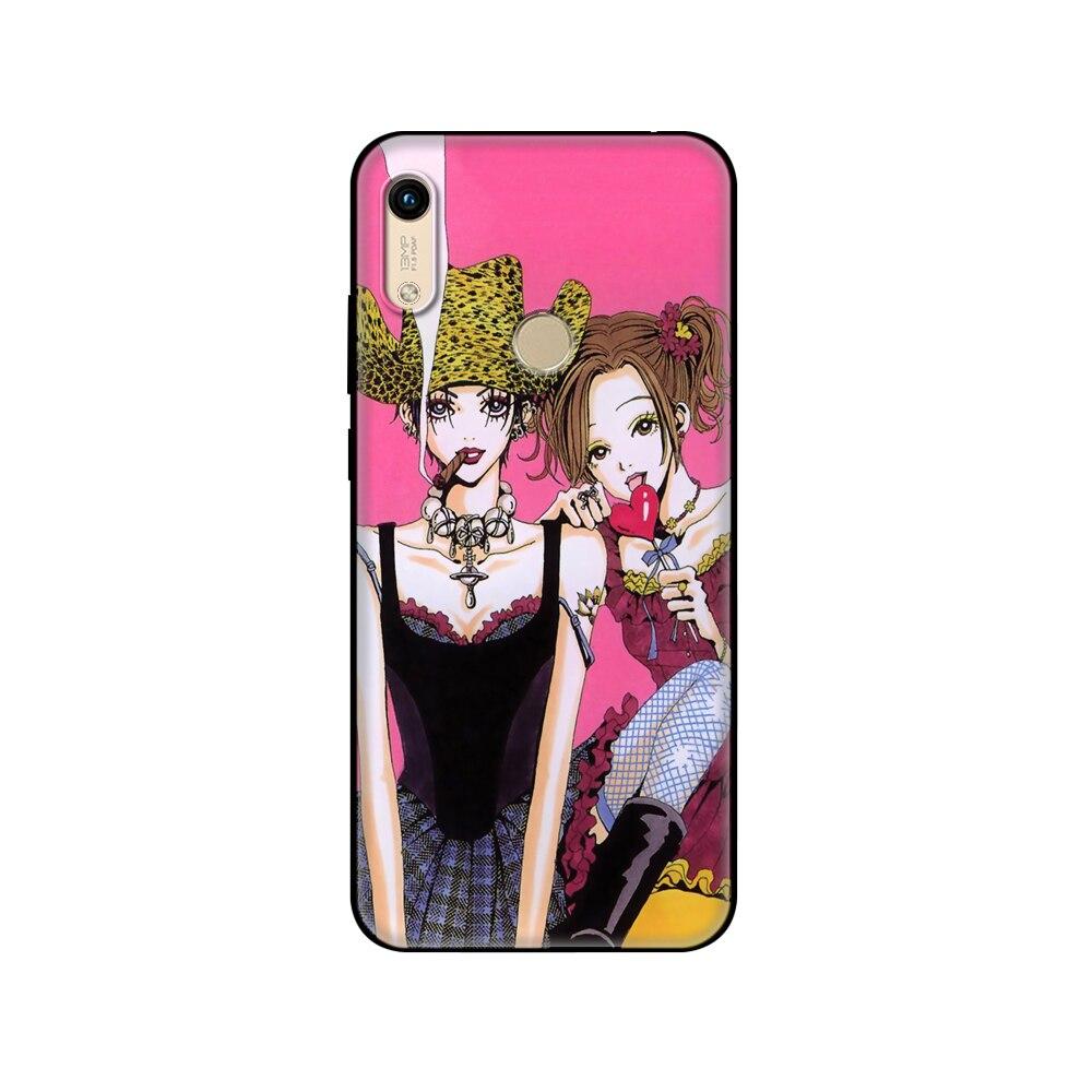 For Honor 8A Case For Huawei Honor 8A Prime Case Silicon TPU Back Cover Phone Case Black Tpu Casepink Anime Space Car