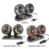 Car Fan Cooling Car Fan Dual Head Usb Car Fan 2 Speeds Adjustable for Auto Cooler Air Fan Car Accessories Fan for Car