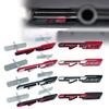 3D Car Styling GT Line Front Grille Emblem Badge Sticker For Peugeot 308 207 406 407 408 For Kia K9 Forte Ceed Cerato RIO K3 K5