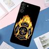 Héros Pompiers Étui Pompier Pour Samsung Galaxy S23 S22 S24 Ultra Note 20 S20 S21 FE S9 S10 Note 10 Plus Coque Arrière