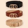 Versatile Slide Buckle Belt Casual Waistband Trendy Trouser Dress Belts  For Women