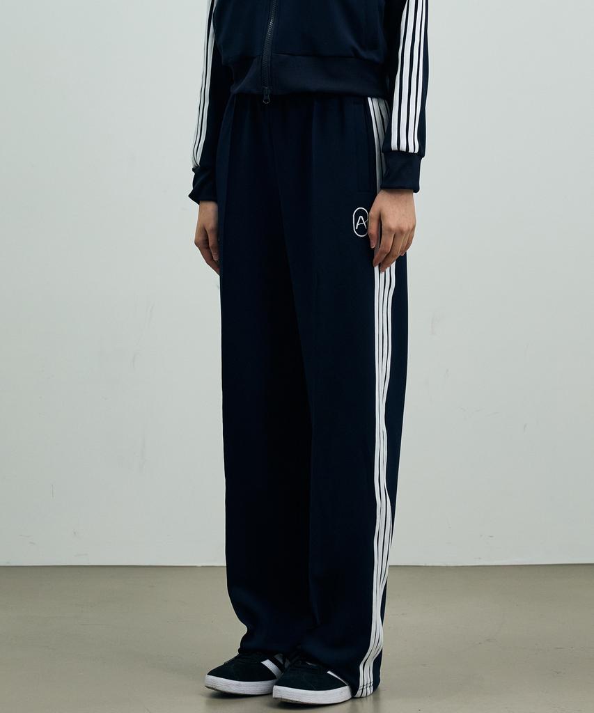 Alikim Ribbon Jersey Track Pants/Navy