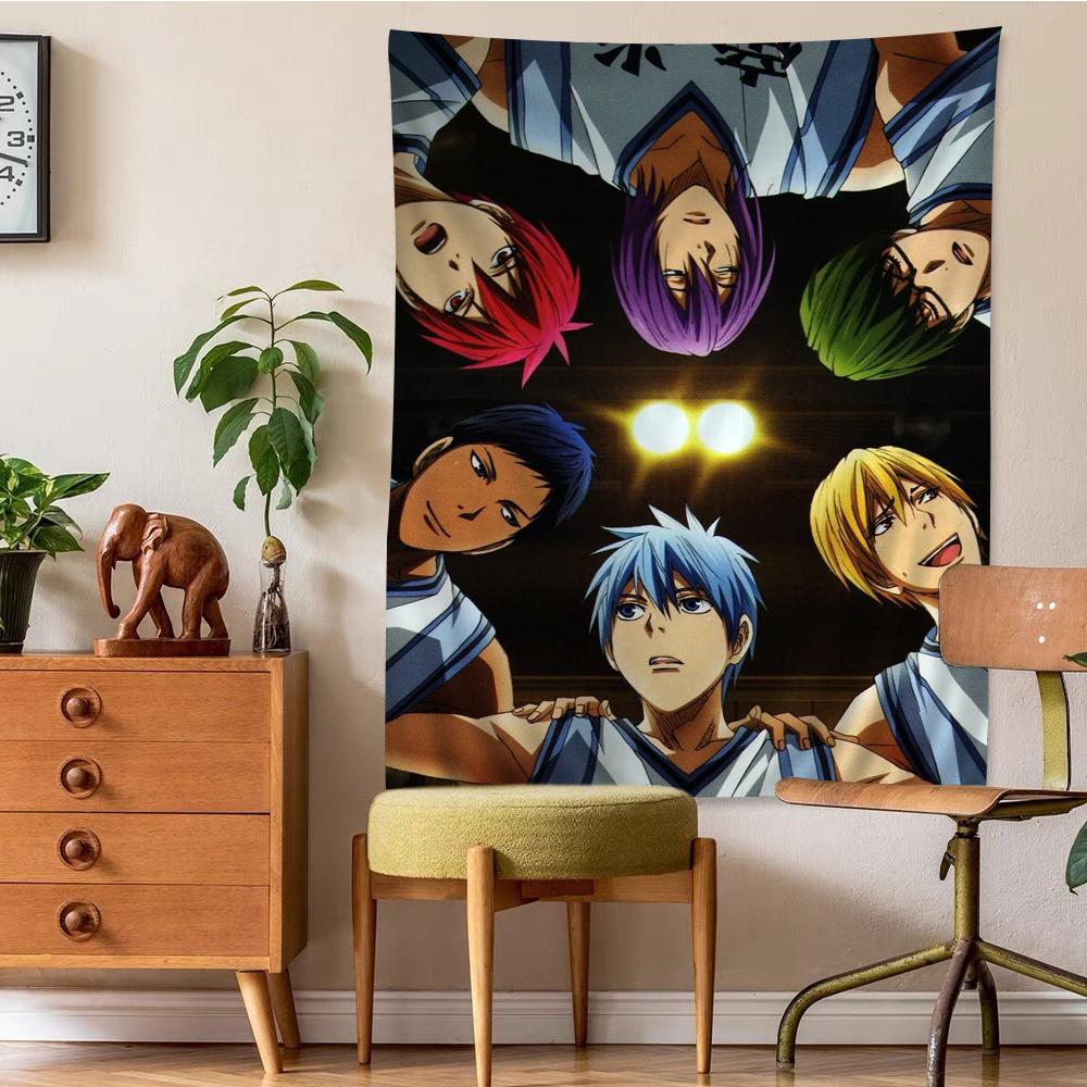 Japanischer Anime Kuroko No Basket Bedruckter Großer Wandteppich Indischer Buddha Wanddekoration Hexerei Bohemian Hippie Kunst Dekor