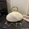 Französische Abendhandtasche für Damen Mode-Ketten-Umhängetasche Hochzeitsfeier-Clutch-Tasche Damen-Abendtasche