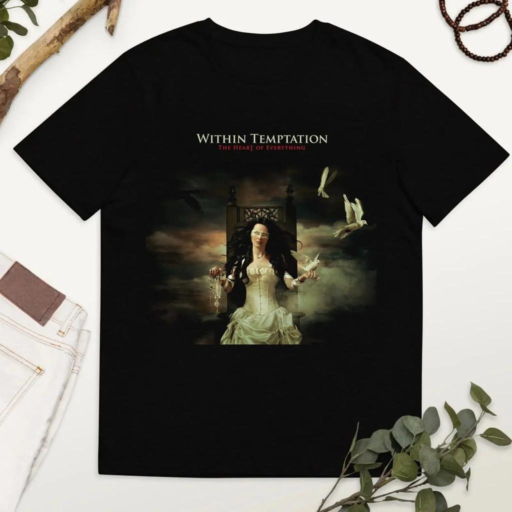 La Maglietta The Heart Of Everything Album By Within Temptation Taglia Completa S 5xl Vintage Versatile Comoda Alla Moda Uomo