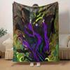 1pc Maleficent Home Decor Blanket Perfect for Couch, Bed, Travel