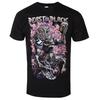 Fantasy Heavy‑Metal Streetwear Koszulka Beast in Black Wojownik Lew Czaszka Wzór Nadruk Przód Tył Mężczyźni Kobiety Retro Ciemny Rock Codzienny