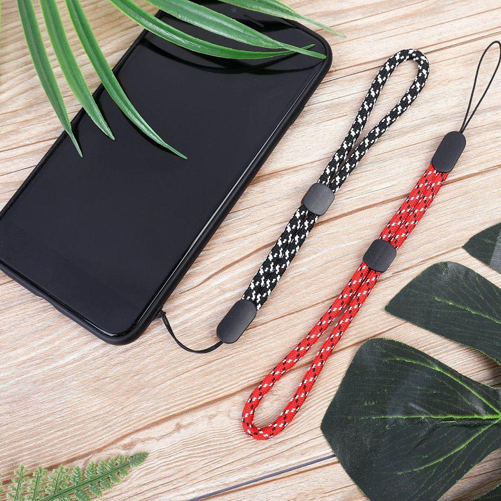 Colorful Adjustable Polyester Hand Lanyard Key Chain Mobile Phone Rope Wrist Strap