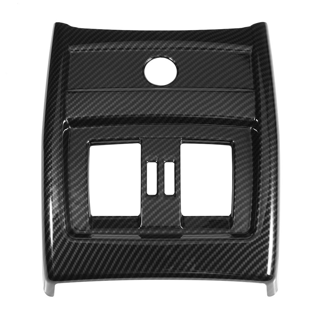 Carbon Fiber Style Rear Seat Air Conditioning Vent Cover Trim for BMW 3 4 Series F30 F34 13 18