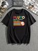 Men's Pluto Never Forget Graphic T Shirt Funny Space Retro Planet Tee
