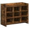 Shoe Cabinet Smoked Oak 85 X 39.5 X 70 Cm Particleboard