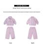 Meng Tang Tang Girls' Spring Hoodie Set: 2026 New Korean Style Two-Piece Outfit