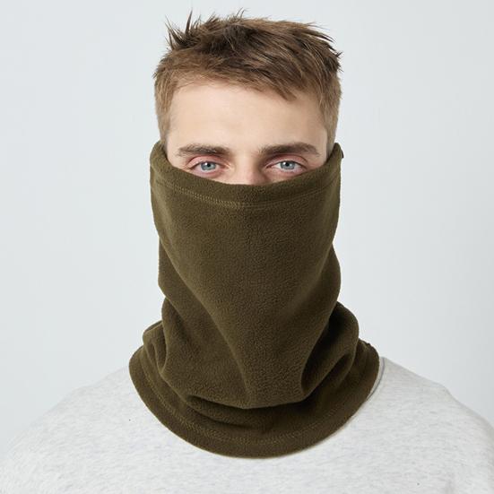 Winter-Halstuch, Wärmer für Männer und Frauen, winddicht, mit Fleece gefüttert, Thermo-Gesichtskissen